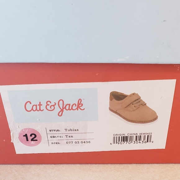  Cat & Jack Tan Tobias Oxford Style Shoes  - Picture 5 of 5